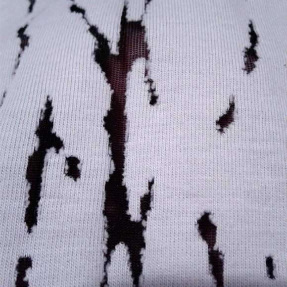 Monki Gray Black Mesh Marble Skater Skirt Size XS - Picture 4 of 6